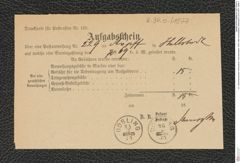 k.k. naturhistorisches Hofmuseum, Intendanzakten 1876-1884 (Hochstetter), Aktenzahl Z.34.o/1877, Seite 1